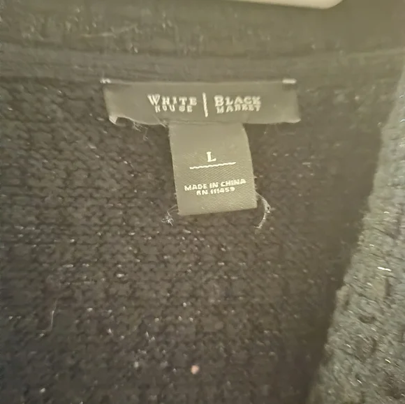 WHBM large black blazer - Picture 3 of 6